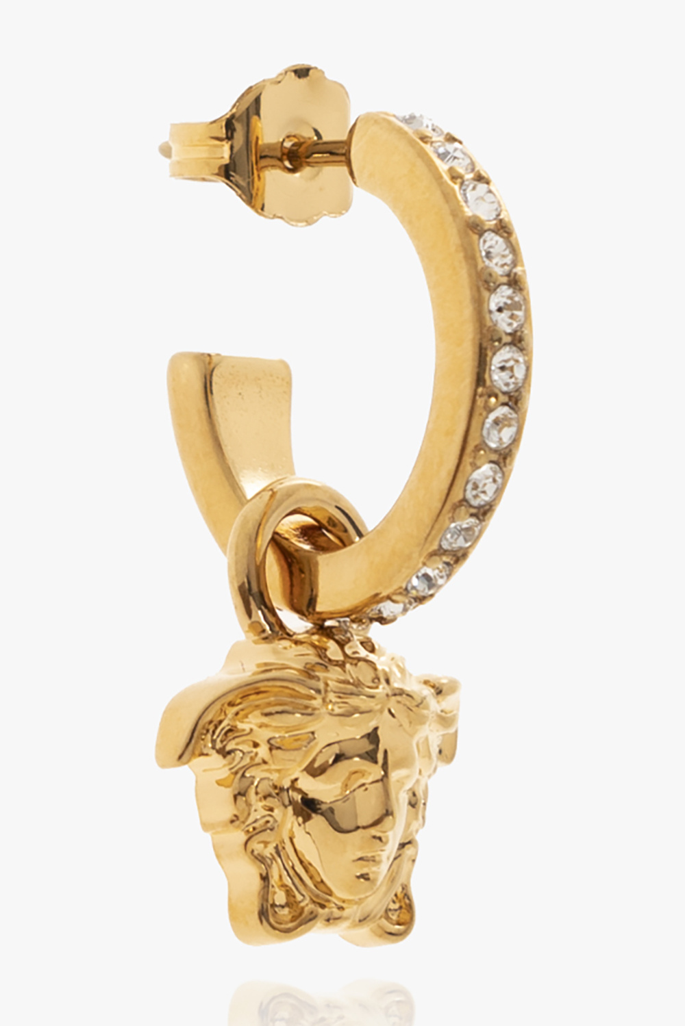 Versace medusa earrings on sale gold